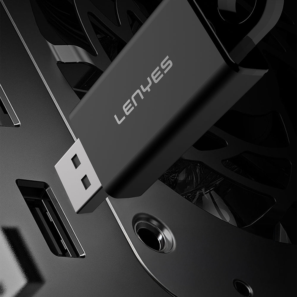 Lenyes LR201 USB Bluetooth 5.1 Wireless Transmitter Adaptör Lenyes LR201 USB Bluetooth 5.1 Wireless Transmitter Adaptör